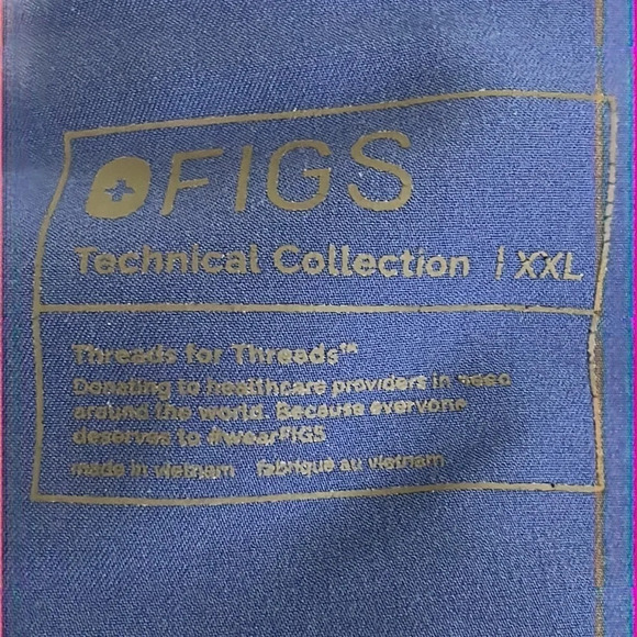 Fig's Cairo Cargo Jogger Style Scrub Pants - Size XXL - Picture 4 of 8